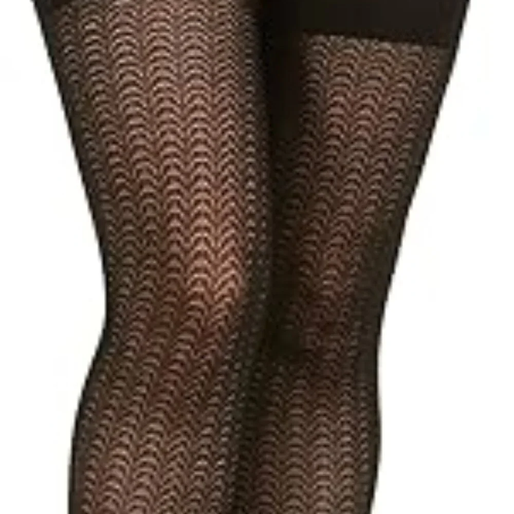 Spanx Love Your Assets Textured Shaping Tights Black Size 2 NEW Wish Bone 2 PAIR